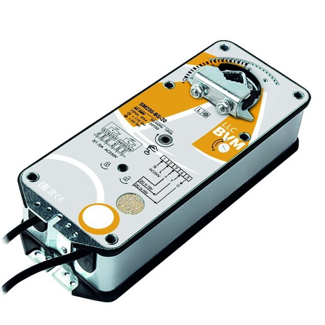 Электропривод BVM SM230-BS-20 для воздушных клапанов