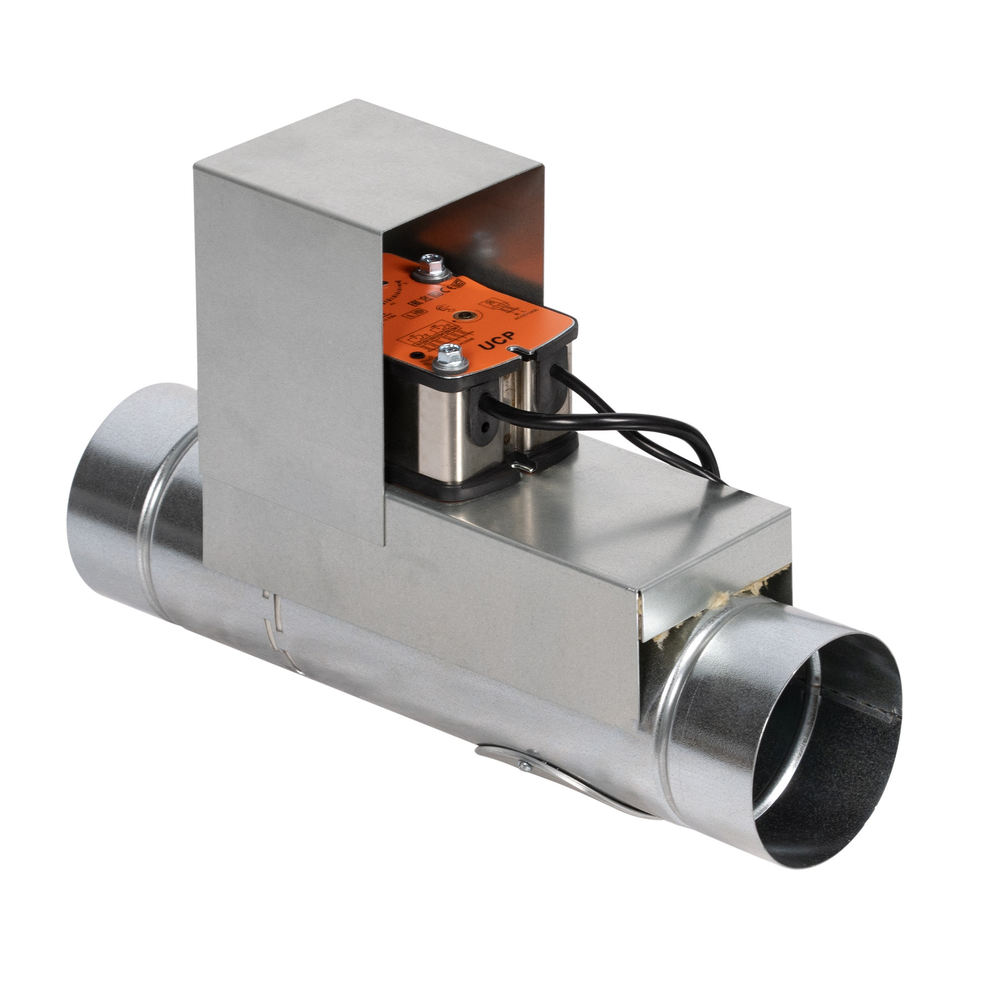 Клапан противопожарный SHUFT SHFDO-90-O-d315-MB24-F-0-Kk-0, Ø315 мм, EI 90