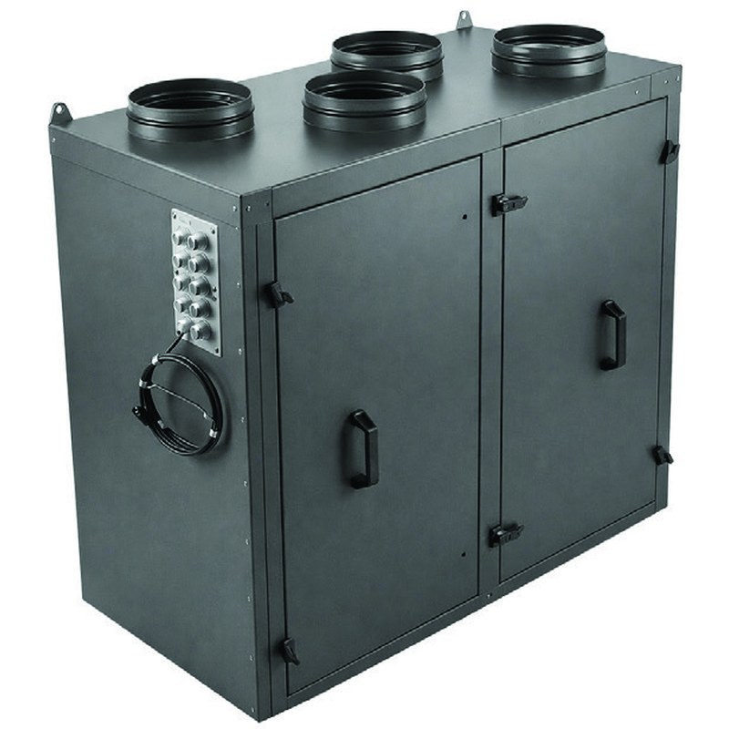 Приточно-вытяжная установка с роторным рекуператором RWN-RR-3600(50c)-ЕС-W-Vertical(N)