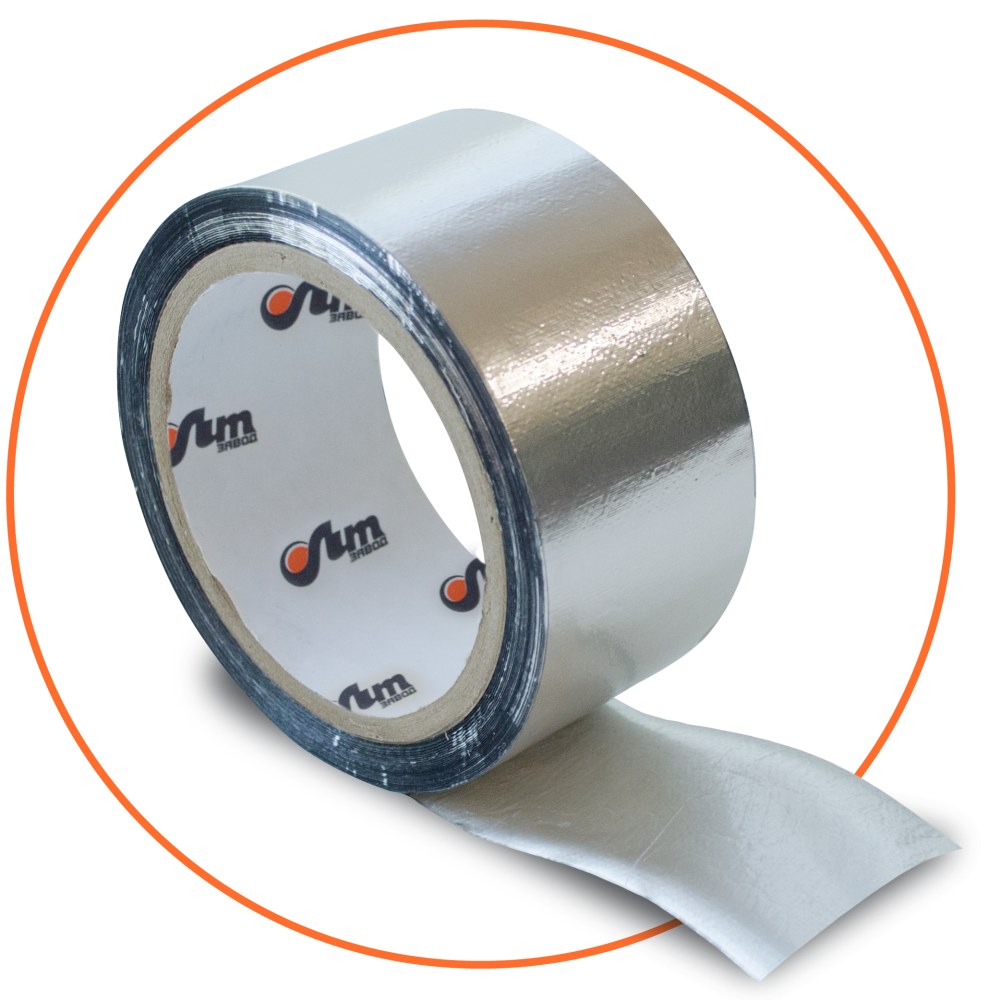 Профессиональная монтажная алюминиевая самоклеящаяся лента ЛАМС